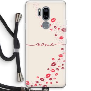 Kusjes: LG G7 Thinq Transparant Hoesje met koord