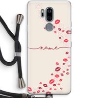 Kusjes: LG G7 Thinq Transparant Hoesje met koord