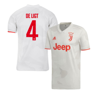 Juventus Shirt Uit Senior 2019-2020 De Ligt 4 - Maat XS - Kleur: Wit | Soccerfanshop