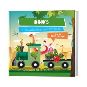 Boek en Puzzeltrein Dino&apos;s