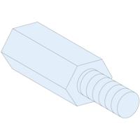Schneider Electric PrismaSeT-P, afstandshouder, hexagonale, M6, hoogte = 55 mm, (4 stuks) 1 stuk(s)
