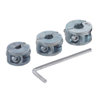 Wolfcraft Dieptestops | Voor boren | Ø6, 8, 10mm | 3 stuks - 2755000