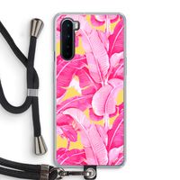 Pink Banana: OnePlus Nord Transparant Hoesje met koord
