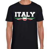 Italie / Italy landen t-shirt zwart heren - thumbnail