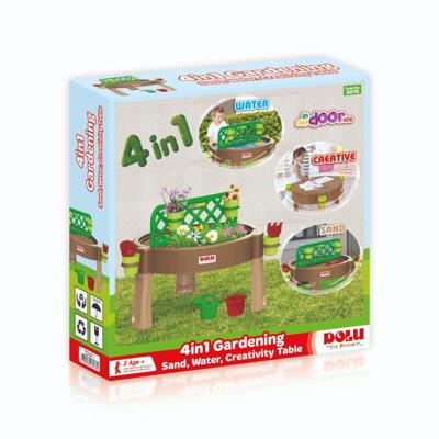 Dolu 4in1 tuin-speeltafel 80x80 cm