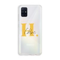 Amber Script: Galaxy A51 4G Transparant Hoesje