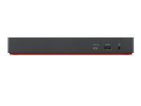 Lenovo 40B00300EU notebook dock & poortreplicator Bedraad Thunderbolt 4 Zwart, Rood - thumbnail