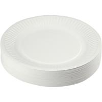 Papieren bord, d 18 cm, 100 stuk/ 1 doos