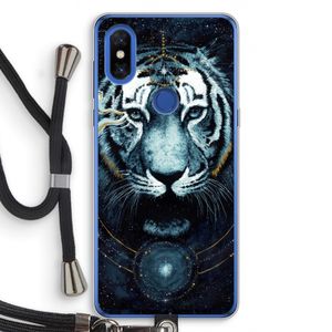 Darkness Tiger: Xiaomi Mi Mix 3 Transparant Hoesje met koord