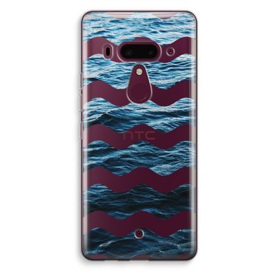 Oceaan: HTC U12+ Transparant Hoesje Oceaan: HTC U12+ Transparant Hoesje