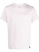 Courrèges t-shirt en coton à logo brodé - Rose