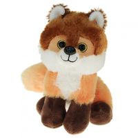 Pluche knuffel dier vos van 25 cm   - - thumbnail