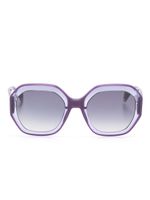 GIGI STUDIOS lunettes de soleil Bright à monture géométrique - Violet