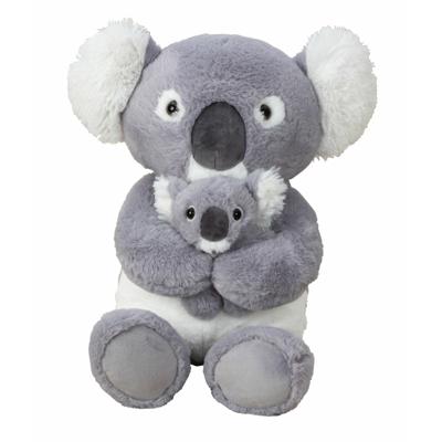 Mel-o-design koala met kind knuffel - pluche - 35 cm - Australische dieren - knuffeldieren