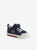 Vertbaudet baby sneakers met klittenband en veters marineblauw