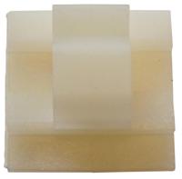 HELLA Adhesive plate clip white 102 mm