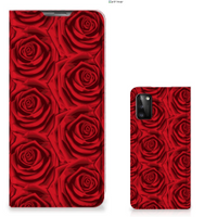 Samsung Galaxy A41 Smart Cover Red Roses - thumbnail