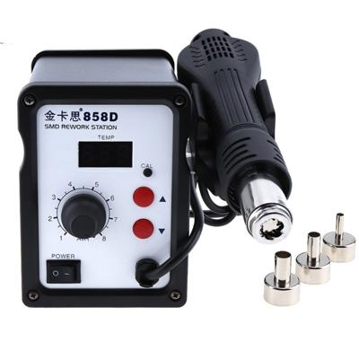 Kaisi K-858D SMD Hot-Air soldeer station LED digitale display ondersteuning bestuurbare temperatuur voor Desolderen + Luchtmondstukken EU-stekker