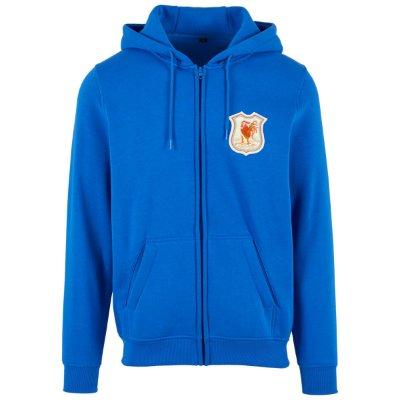 Rugby Vintage - Frankrijk 1924 Retro Rugby Zip Hoodie - Blauw