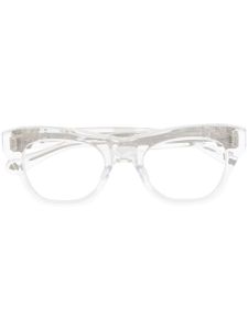 Matsuda lunettes de vue à monture d'inspiration wayfarer - Blanc