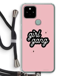 Girl Gang: Pixel 5 Transparant Hoesje met koord