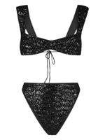 Oséree bikini Paillettes à ornements de sequins - Noir