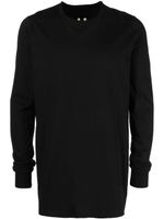 Rick Owens sweat en coton biologique à col rond - Noir - thumbnail