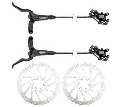 Elvedes HP4000 Schijfremset Voor en Achter Zwart/zilver
