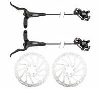Elvedes HP4000 Schijfremset Voor en Achter Zwart/zilver