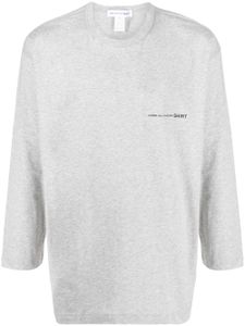 Comme Des Garçons Shirt t-shirt à logo imprimé - Gris