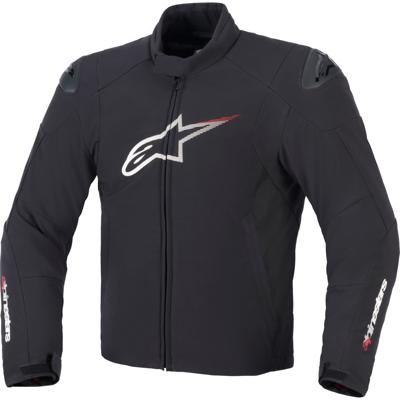 ALPINESTARS SMX Waterproof Jacket, Textiel motorjas heren, Zwart-Wit-Helder Rood