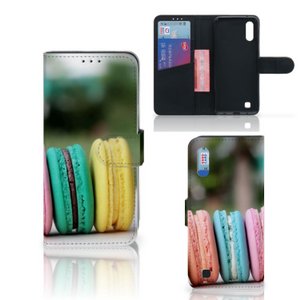 Samsung Galaxy M10 Book Cover Macarons