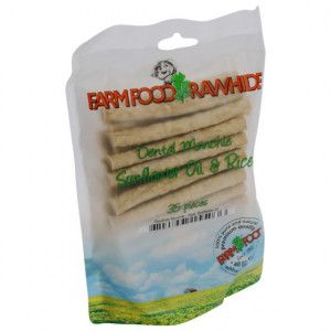 Farm Food Rawhide Dental Munchie Natural - 35 stuks 1 Zak