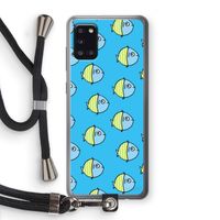 Visjes: Samsung Galaxy A31 Transparant Hoesje met koord