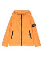 Stone Island Junior imperméable à capuche - Orange