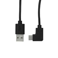 StarTech.com USB-A naar USB-C kabel rechts gehoekt M/M 1 m USB 2.0 - thumbnail