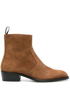 Giuseppe Zanotti bottines en daim 40 mm - Marron