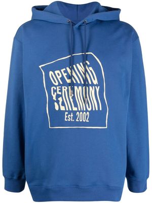 Opening Ceremony hoodie à logo - Bleu