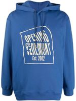 Opening Ceremony hoodie à logo - Bleu