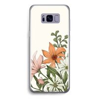 Floral bouquet: Samsung Galaxy S8 Transparant Hoesje