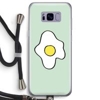 Spiegelei: Samsung Galaxy S8 Transparant Hoesje met koord