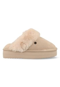 Warmbat Pantoffels Flurry Plateau FLS371054 Beige  maat