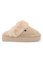 Warmbat Pantoffels Flurry Plateau FLS371054 Beige  maat - thumbnail