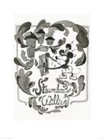 Kunstdruk Mickey Mouse - Steamboat Willie Steam 60x80cm