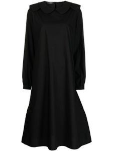 Raf Simons robe mi-longue à col rond - Noir