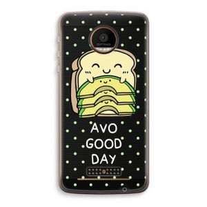 Avo Good Day: Motorola Moto Z Force Transparant Hoesje