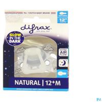 Difrax Fopspeen Natural 12m+ Nacht