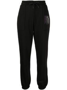 Karl Lagerfeld pantalon de jogging à ornements - Noir