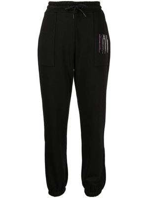 Karl Lagerfeld pantalon de jogging à ornements - Noir