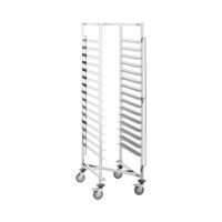 Dienbladwagen - 15 insteekvakken - 150 kg Dienbladwagen - 15 insteekvakken - 150 kg